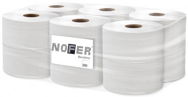 Туалетная бумага премиум двуслойная белая 160м/рулон упаковка (12 рулонов).  ОС-2-160