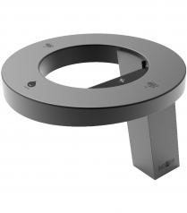 Сушилка 3 в 1 с краном и дозатором для мыла Нофер  черная