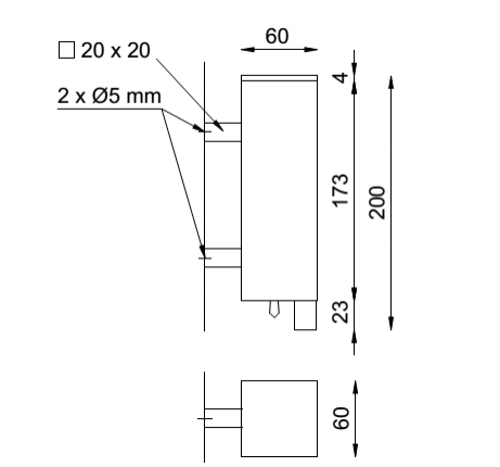Дозатор  для мыла прямоугольный матовый 300 мл Nofer 03025.S
