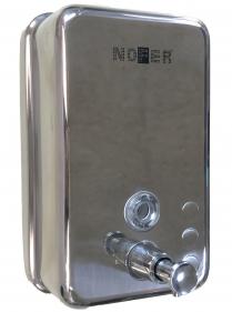 дозатор жидкого мыла настенный металлический- Nofer 03041.B