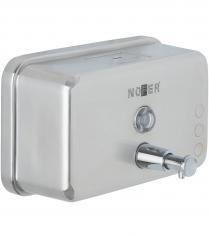 дозатор жидкого мыла настенный металлический- Nofer 03042.S