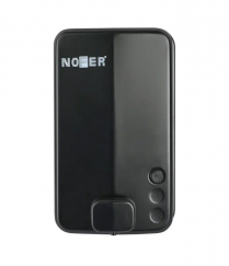 дозатор жидкого мыла настенный металлический- Nofer 03050.B со стальной кнопкой