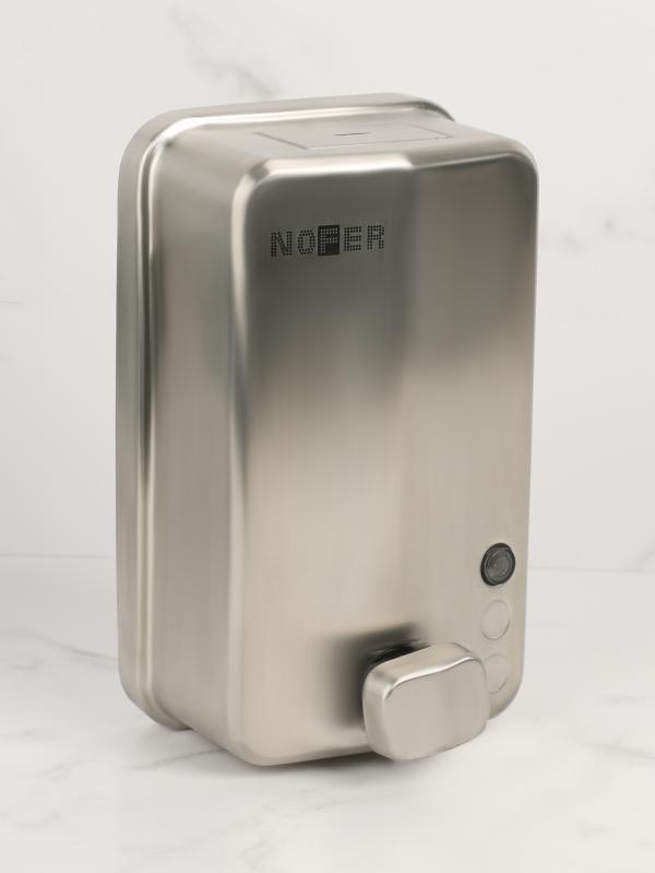 Дозатор для жидкого мыла Nofer inox evo  03050.RUS производство Россия