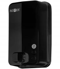 дозатор жидкого мыла настенный металлический- Nofer 03050.B со стальной кнопкой