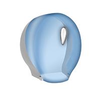 Диспенсер для туалетной бумаги пластиковый синий  Nofer 05005.Т