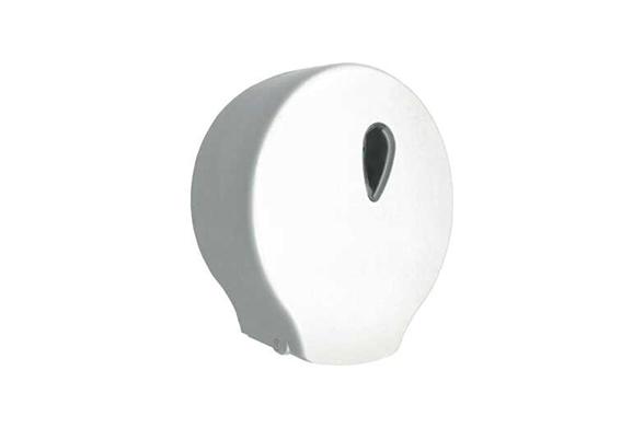 Диспенсер для туалетной бумаги пластиковый белый  Nofer 05004.W