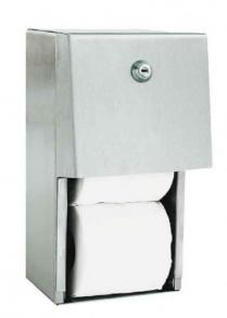 Диспенсер для двух малых рулонов туалетной бумаги антивандальный 05015.S