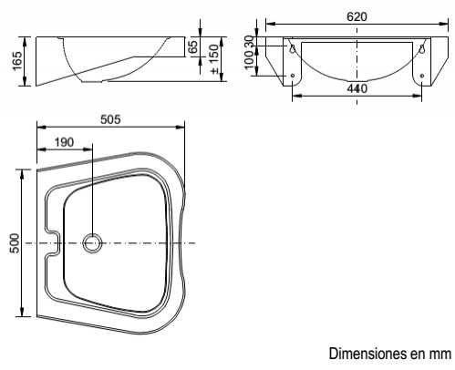 Раковина антивандальная 13024.2.S