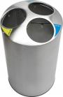 Контейнер для мусора на 150 литров с крышкой для сортировки отходов 14073.S