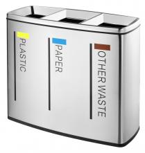 Контейнер для раздельного сбора мусора прямоугольный 90 литров 14100.S