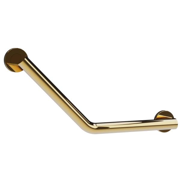 Поручень угловой 135º нерж. сталь NOFER 15261.PG золото