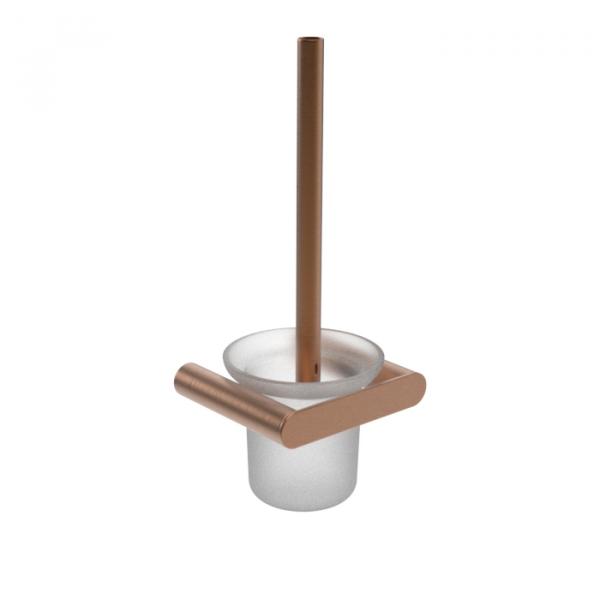 Ершик туалетный настенный нерж. сталь/стекло VERONA 16877.CU медь