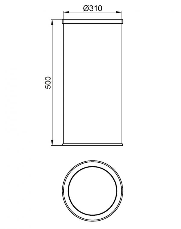 Контейнер для мусора 12л.нерж. сталь НОФЕР РУС 14113.12.RUS матовый