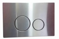 Панель смыва HYDROSMART 07813.S матовый из нерж.стали с круглыми клавишами