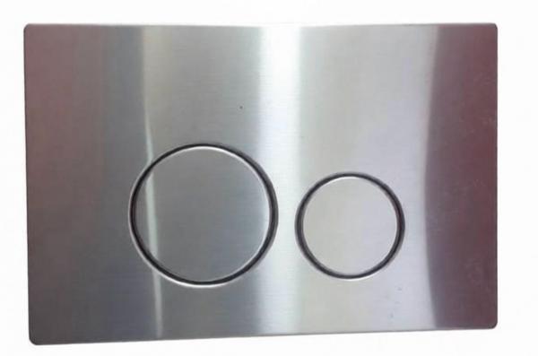 Панель смыва HYDROSMART 07813.S матовый из нерж.стали с круглыми клавишами