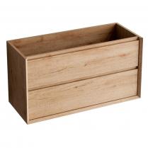 Тумба под раковину COOL с 2 ящиками 60x45x54 CL.060.MUD орех