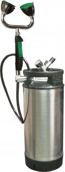 Аварийная портативная раковина для промывки глаз из нерж. стали со шлангом BOCCHI SC392 зеленый